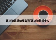 区块链数据处理公司[区块链数据中心]